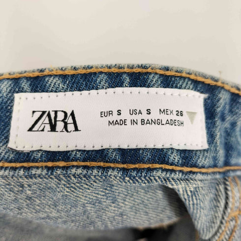 ザラ ZARA ローライズミニデニムスカート レディース JPN:S