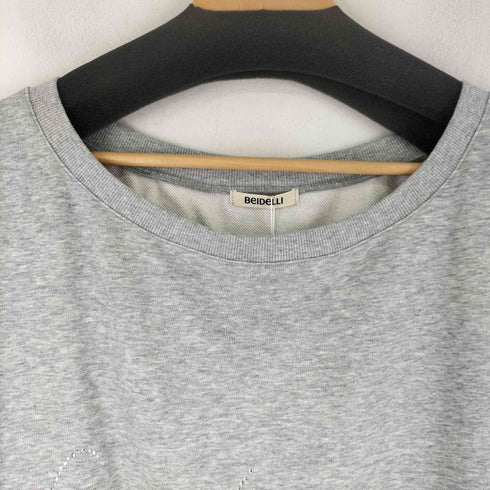 Beidelli ビジュー加工 スウェット レディース