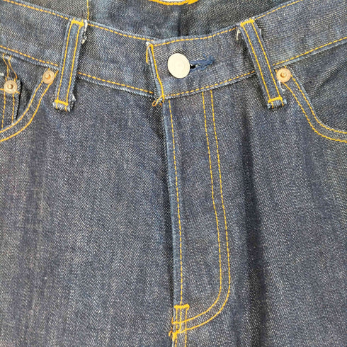 リーバイス Levis 00S 日本製 557-03 ボタンフライ ローライズ ブーツカットデニム 濃紺 メンズ W33/L33