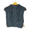 ザラ ZARA メタリックケーブル編み ノースリーブ レディース import:S