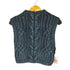 ザラ ZARA メタリックケーブル編み ノースリーブ レディース import:S