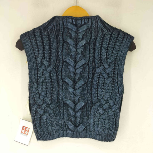 ザラ ZARA メタリックケーブル編み ノースリーブ レディース import:S