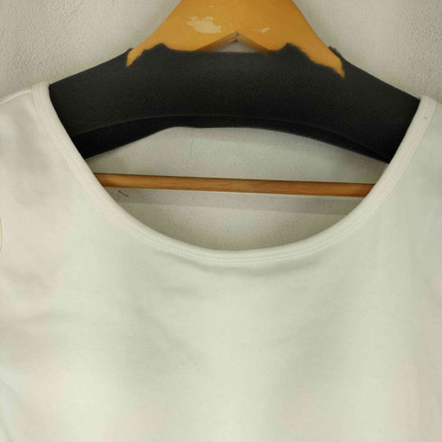 BLACK UP イージーベーシックUネック半袖Tシャツ レディース