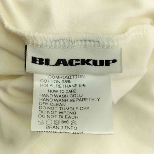 BLACK UP イージーベーシックUネック半袖Tシャツ レディース