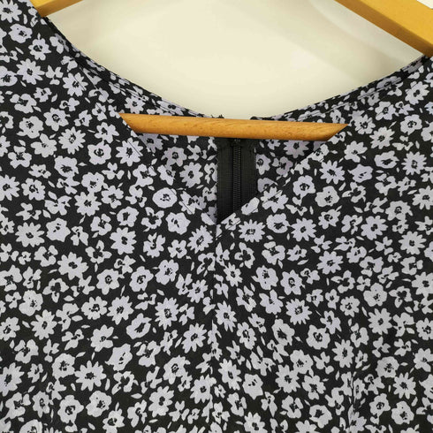 アルアバイル allureville 花柄 Vネック 長袖ワンピース レディース JPN:2