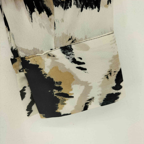 ザラ ZARA 総柄 L/S シャツ レディース import:S