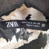 ザラ ZARA 総柄 L/S シャツ レディース import:S