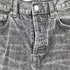 ザラ ZARA Straight fit ボタンフライ ブラックデニム メンズ 38