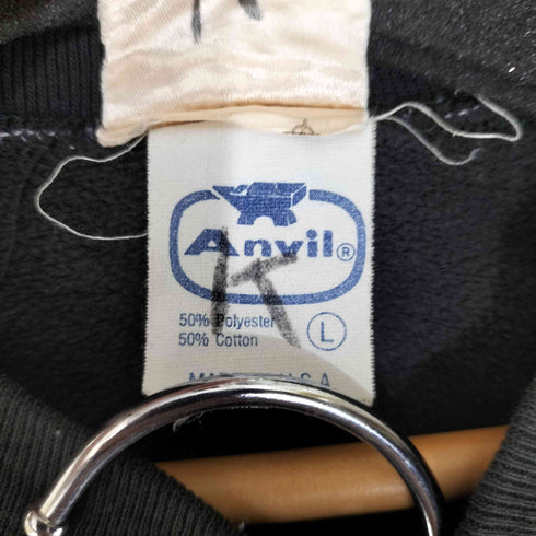 アンビル Anvil 80S 両面プリントラグランスリーブスウェット メンズ import:L