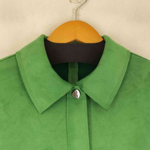 ザラ ZARA フェイクスエードシャツ レディース import:S