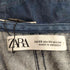 ザラ ZARA デニムシャツワンピース レディース import:XS