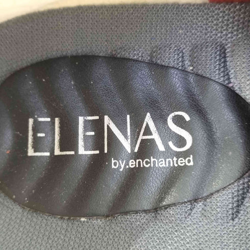 ELENAS 本革 ソフトレザー レースアップスニーカー レディース JPN:24.5
