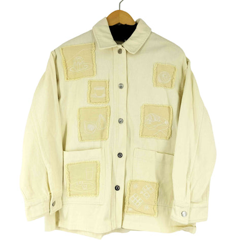 ザラ ZARA パッチワークデザインジャケット レディース import:XS