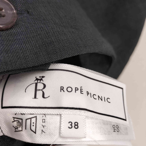 ロペピクニック Rope Picnic 麻調ショートレングスブラウス レディース JPN:38