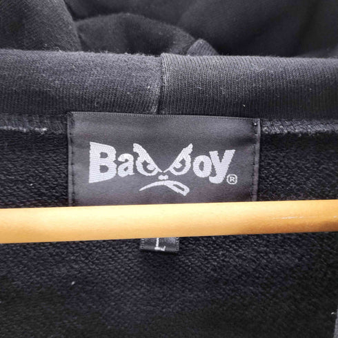 バッドボーイ BADBOY 21AW 別注 ロゴ ワッペン フーディー パーカー メンズ import:L