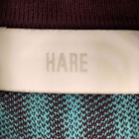 ハレ HARE ヘンケイチェックニットシャツ レディース FREE