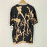 studio ブリーチ加工 グランジ総柄 クルーネック半袖Tシャツ アメカジ メンズ XL