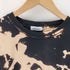 studio ブリーチ加工 グランジ総柄 クルーネック半袖Tシャツ アメカジ メンズ XL