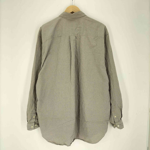 エディーバウアー Eddie Bauer チェック柄 ボタンダウン シャツ メンズ import:L