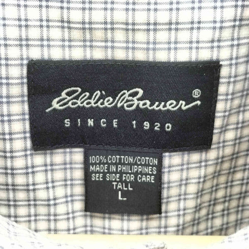 エディーバウアー Eddie Bauer チェック柄 ボタンダウン シャツ メンズ import:L