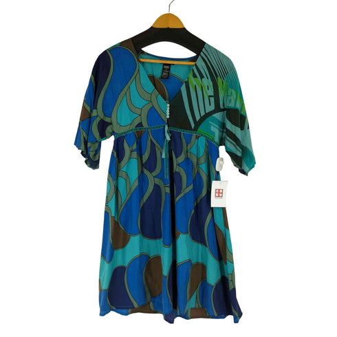 CUSTO BARCELONA 00S 総柄シアーワンピース レディース JPN:2