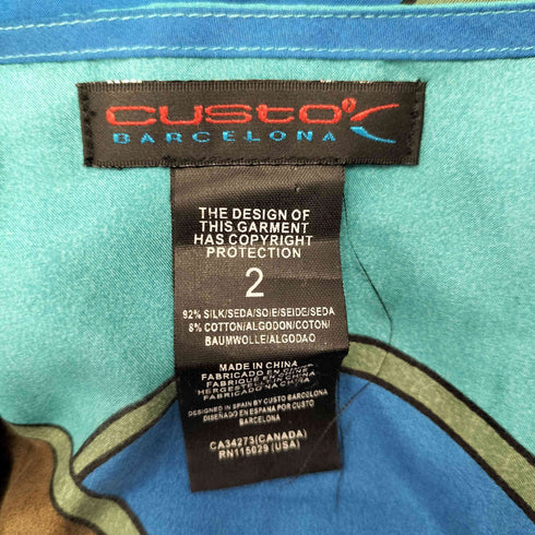CUSTO BARCELONA 00S 総柄シアーワンピース レディース JPN:2