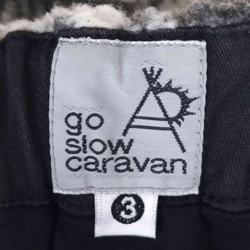 ゴースローキャラバン go slow caravan 総柄 ボア ハーフパンツ メンズ JPN:3