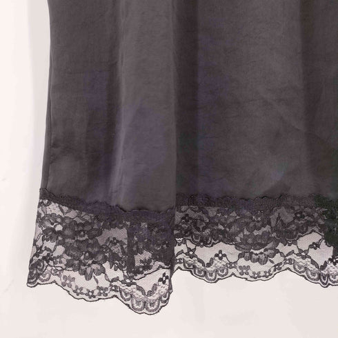 マックキュー McQ サテン切替 シアー キャミワンピース レディース import:XS