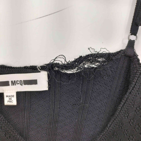 マックキュー McQ サテン切替 シアー キャミワンピース レディース import:XS