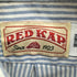 レッドキャップ RED KAP ワッペン ストライプシャツ メンズ