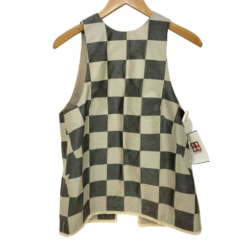 マチュアリー maturely Glitter Check No Sleeve レディース