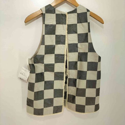 マチュアリー maturely Glitter Check No Sleeve レディース