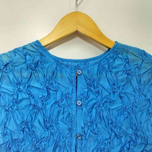 レイビームス Ray BEAMS 24SS シャーリング ノースリーブ ブラウス レディース