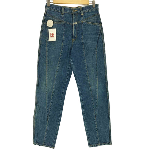SAFETY 革パッチ デザインテーパードデニムパンツ メンズ 30