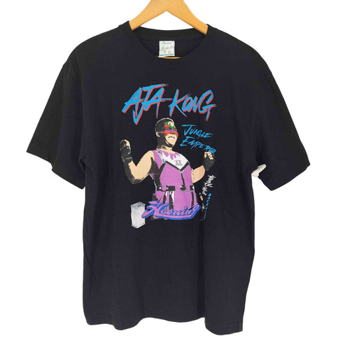 HAOMING フロントプリントクルーネック S/S Tシャツ メンズ JPN:L