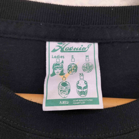 HAOMING フロントプリントクルーネック S/S Tシャツ メンズ JPN:L