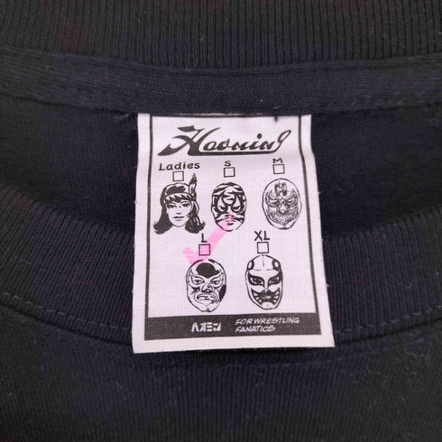 HAOMING フロントプリントクルーネック S/S Tシャツ メンズ JPN:L