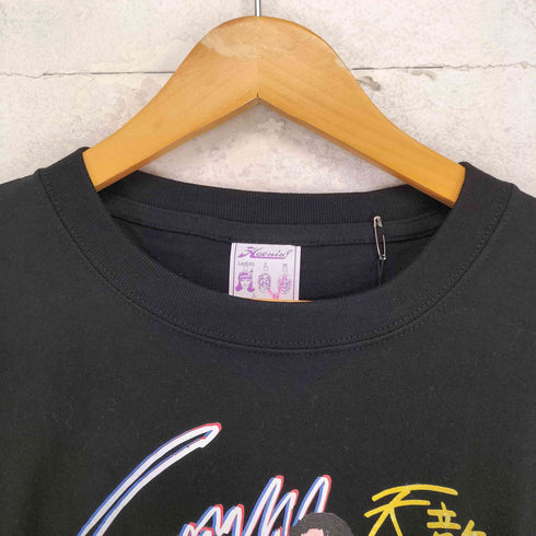 HAOMING フロントプリントクルーネック S/S Tシャツ メンズ JPN:XL