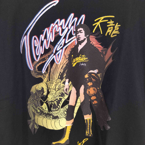 HAOMING フロントプリントクルーネック S/S Tシャツ メンズ JPN:XL