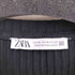 ザラ ZARA リブニット ロングワンピース フリル袖 レディース import:M