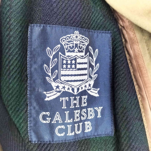 The Galesby Club ブラックウォッチライナー付きトレンチコート メンズ JPN:L