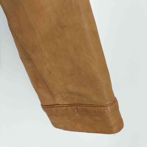マカフィー MACPHEE lamb leather レザージャケット レディース JPN:38