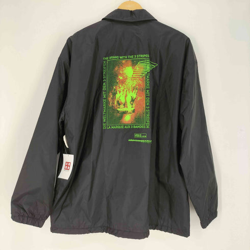アディダス adidas TORSION COACH JACKET 両面 プリント コーチジャケット メンズ O
