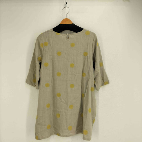 koibito misaki レーヨンリネン 刺繍デザイン ブラウス レディース M~L
