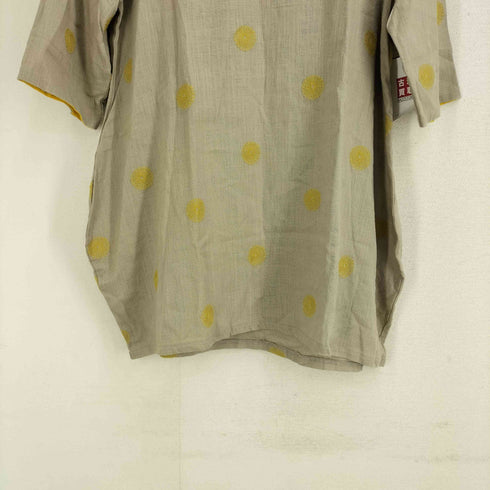 koibito misaki レーヨンリネン 刺繍デザイン ブラウス レディース M~L