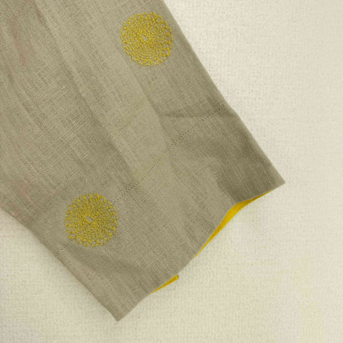 koibito misaki レーヨンリネン 刺繍デザイン ブラウス レディース M~L