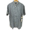 トミーヒルフィガー TOMMY HILFIGER リネン100 ストライプ マチ付 ボタンダウン S/S シャツ メンズ import:XL
