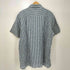 トミーヒルフィガー TOMMY HILFIGER リネン100 ストライプ マチ付 ボタンダウン S/S シャツ メンズ import:XL