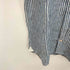 トミーヒルフィガー TOMMY HILFIGER リネン100 ストライプ マチ付 ボタンダウン S/S シャツ メンズ import:XL