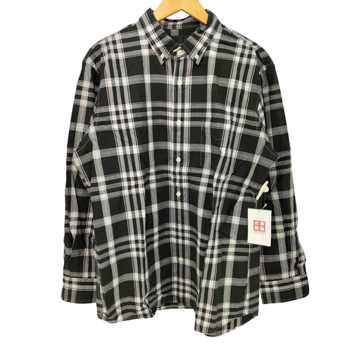ヴァンヂャケット VAN JAC コットン100 チェック ボタンダウン L/S シャツ メンズ JPN:XL